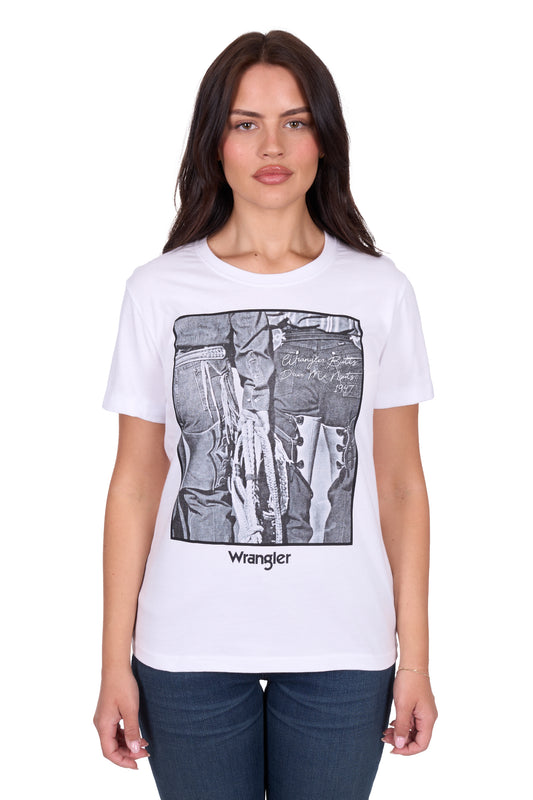 Wrangler Women's JULIA SS Tee - White
