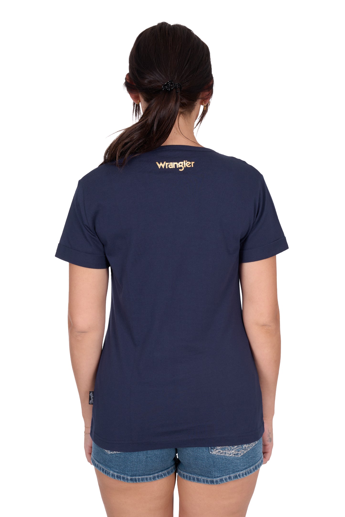 Wrangler Women's REESE SS Tee - Navy