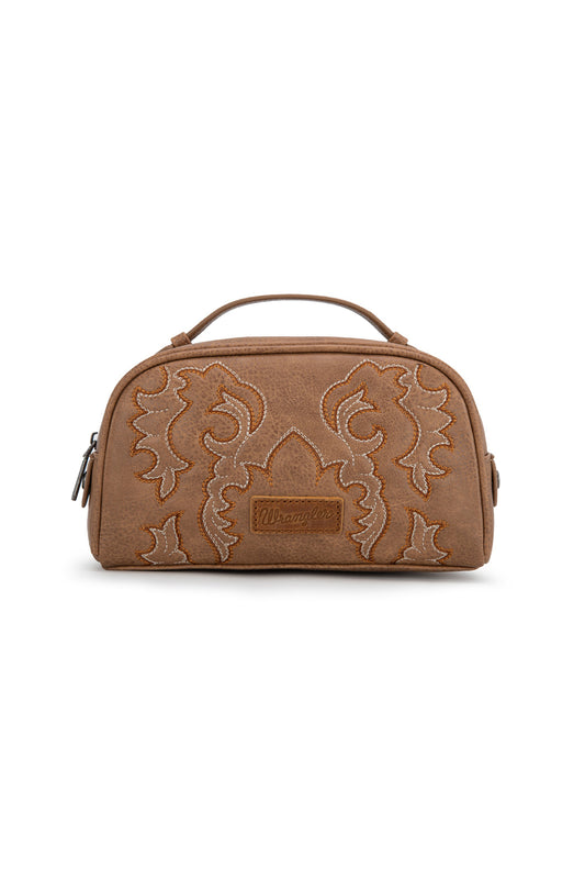 Wrangler Women's Embroidered Cosmetic Bag