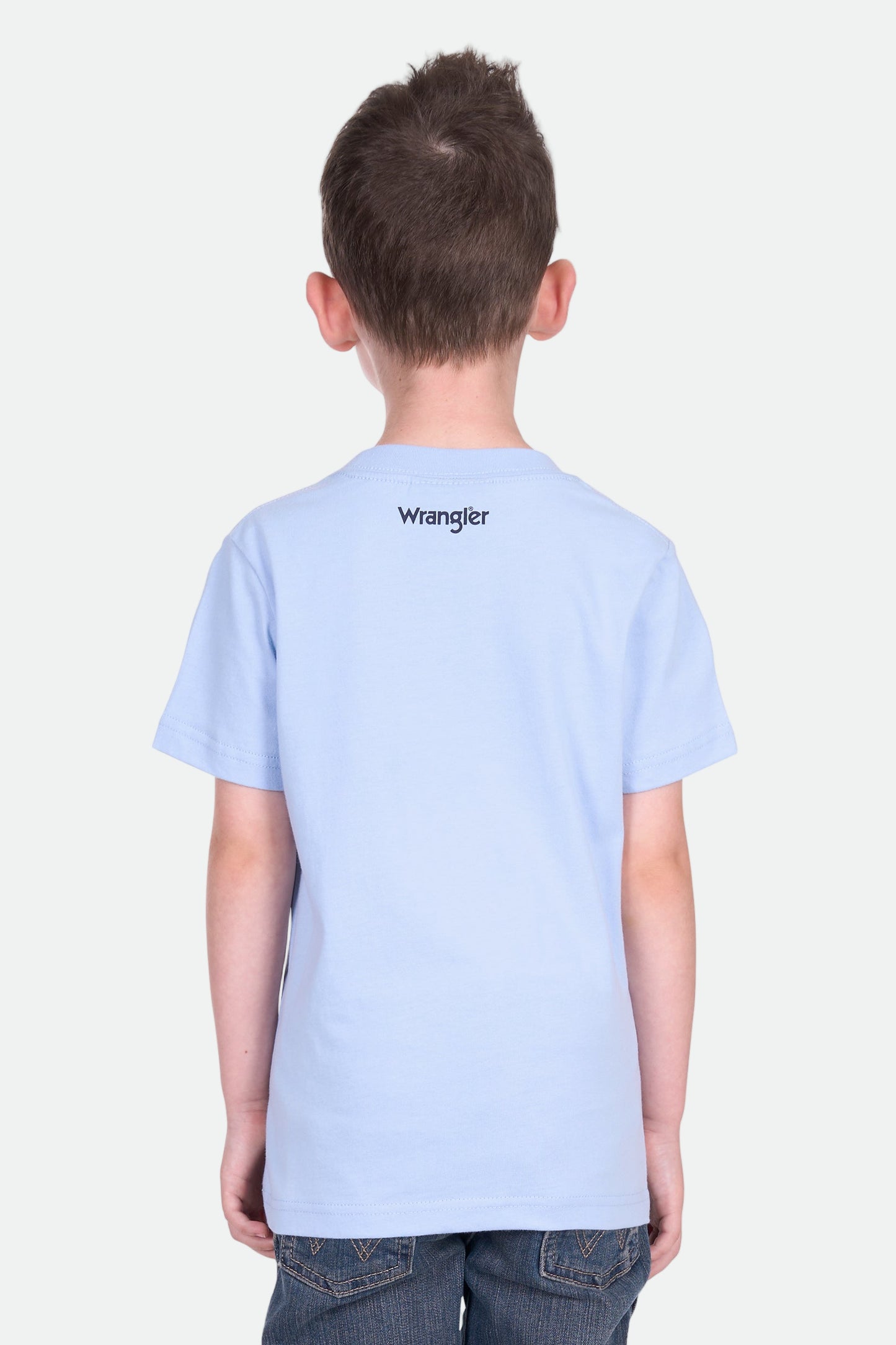 Wrangler Boy's LANCE SS Tee - Light Blue