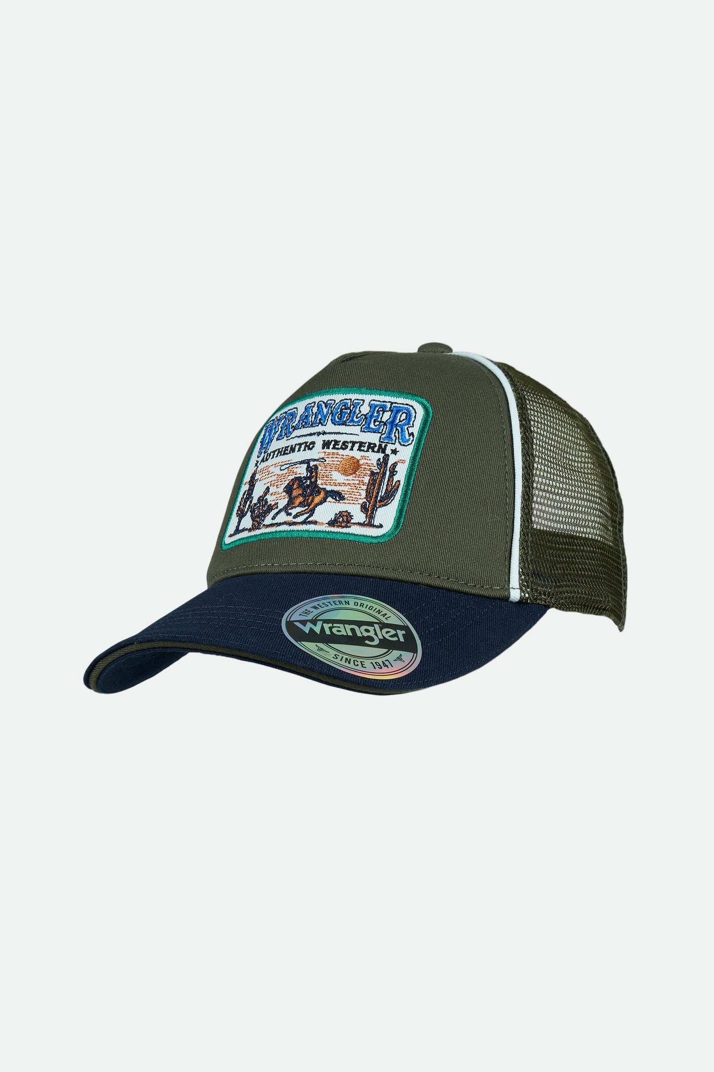Wrangler Kid's ANDY TRUCKER Cap - Cypress/Navy