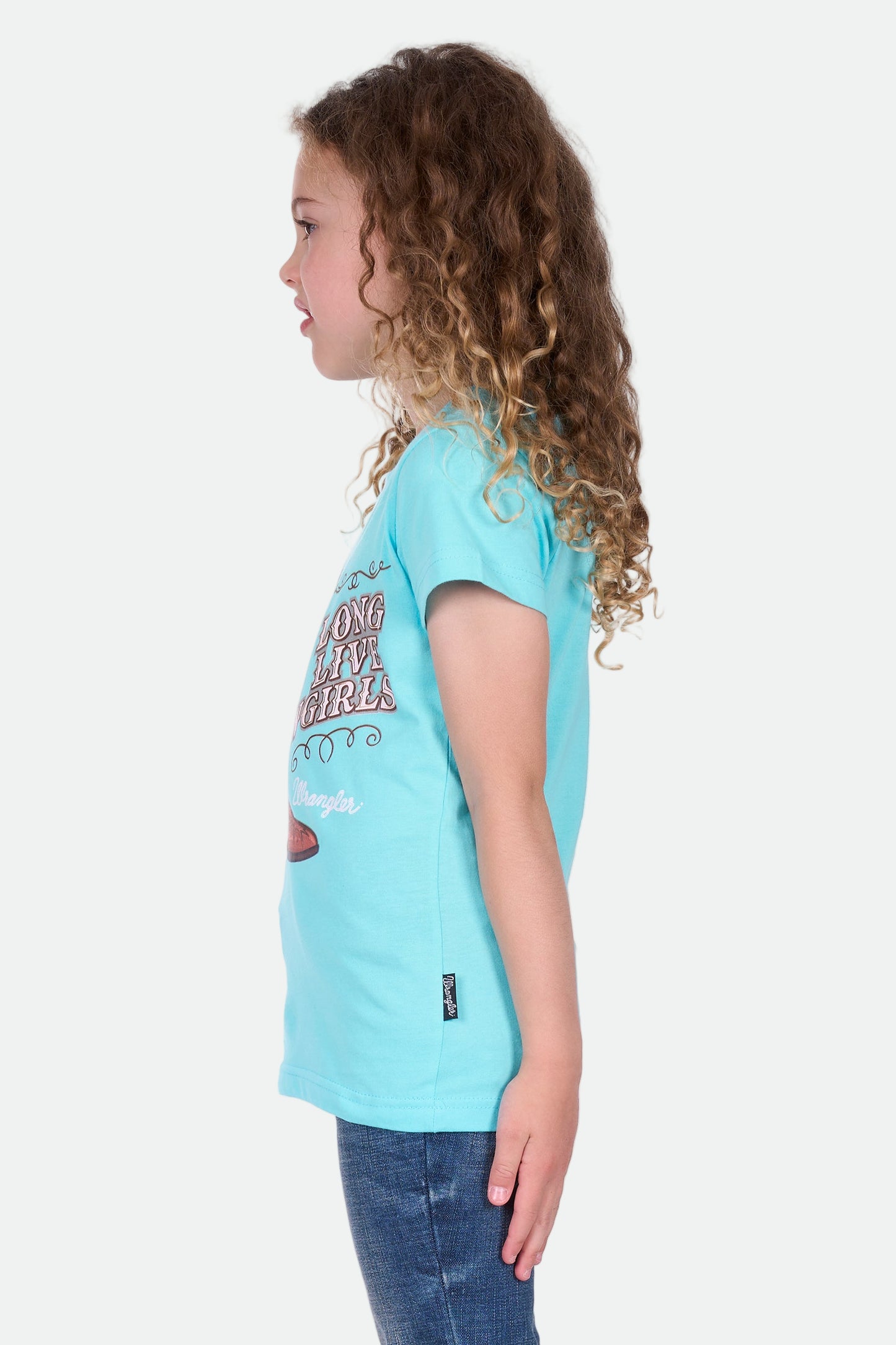Wrangler Girl's KELLY SS Tee - Aqua