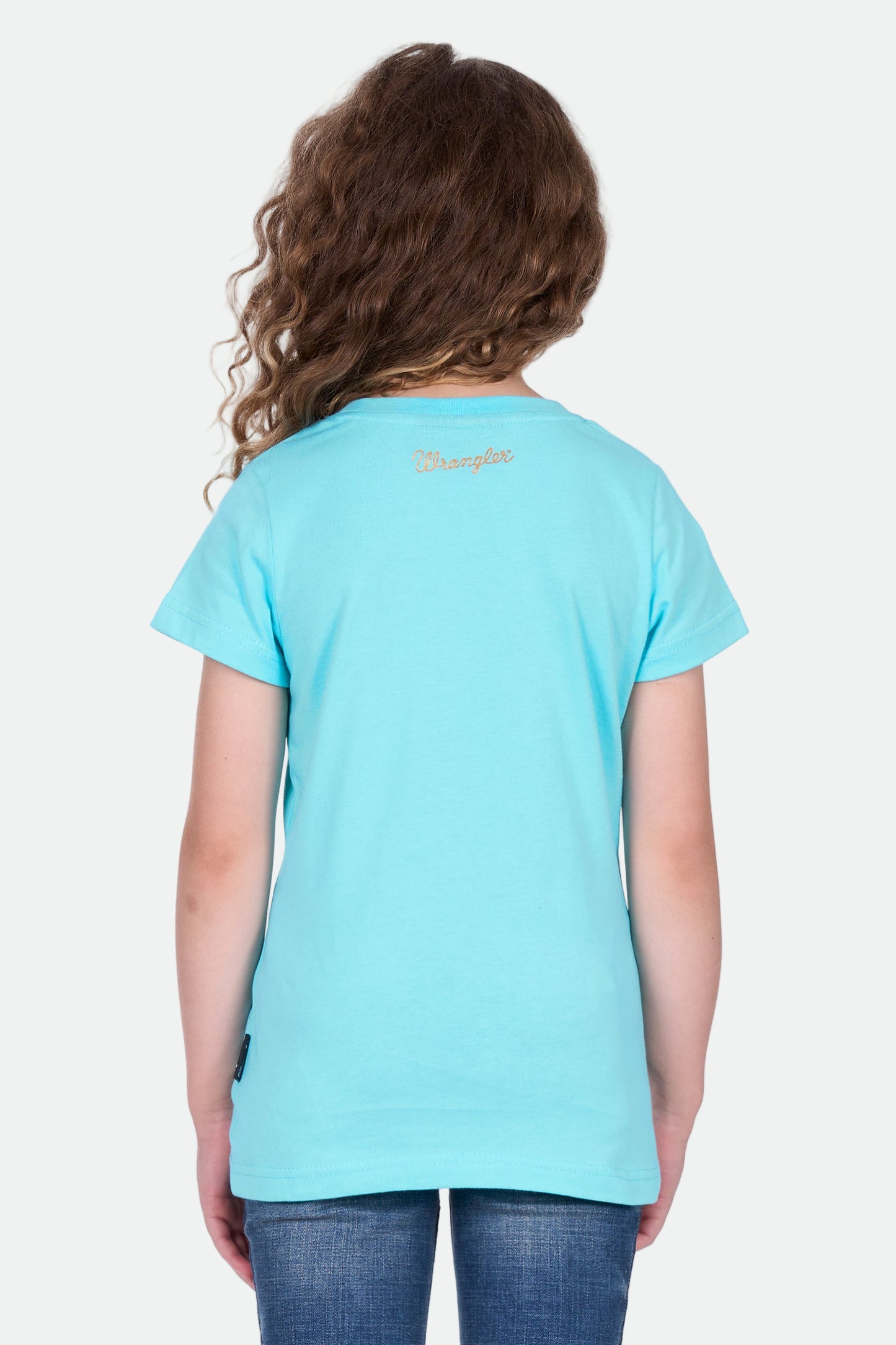 Wrangler Girl's KELLY SS Tee - Aqua