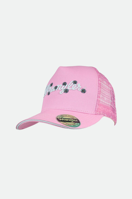 Wrangler Kid's ARIA HP Ponytail Cap - Pink