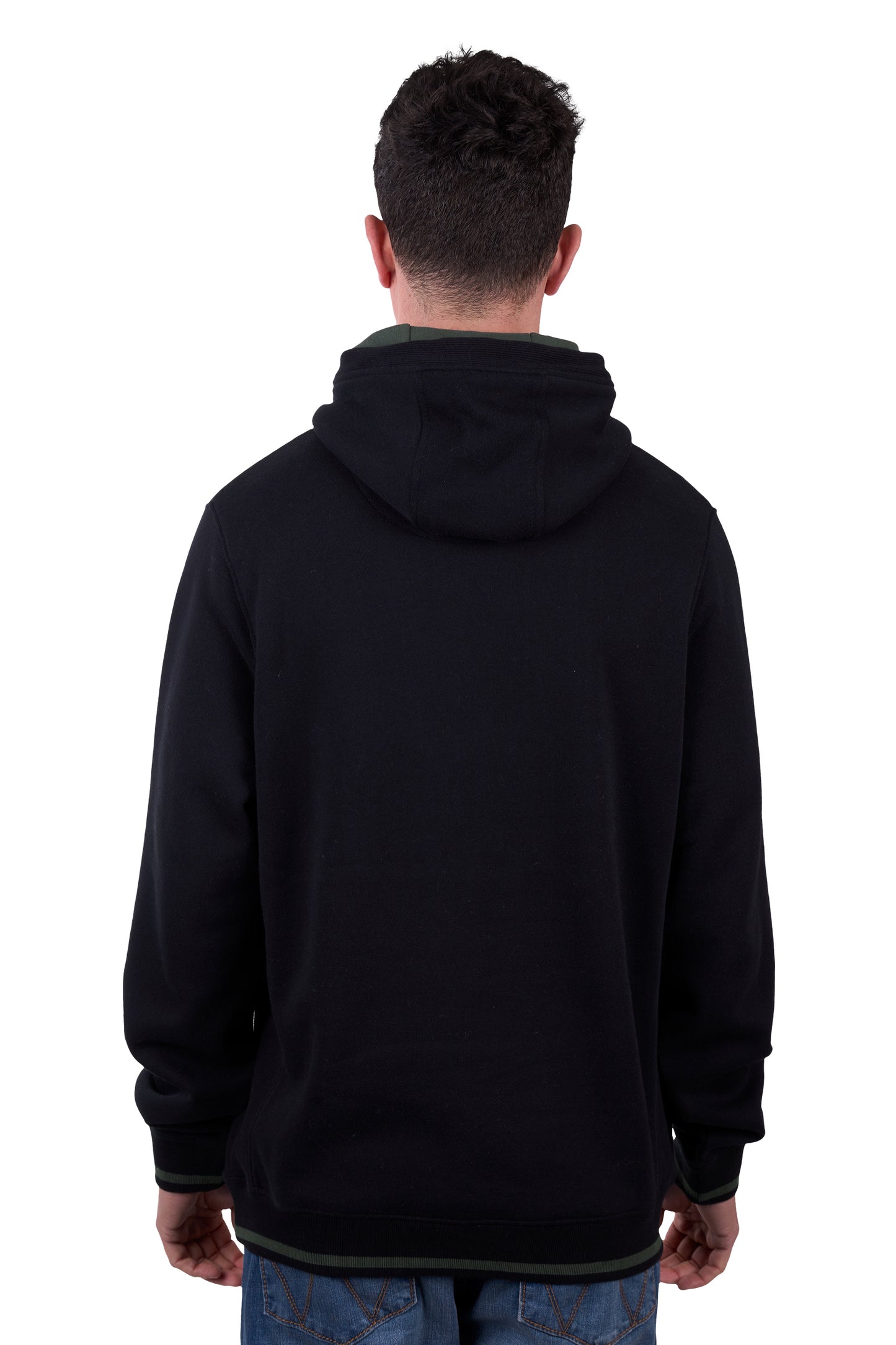 Wrangler MENS LEON HOODIE - BLACK