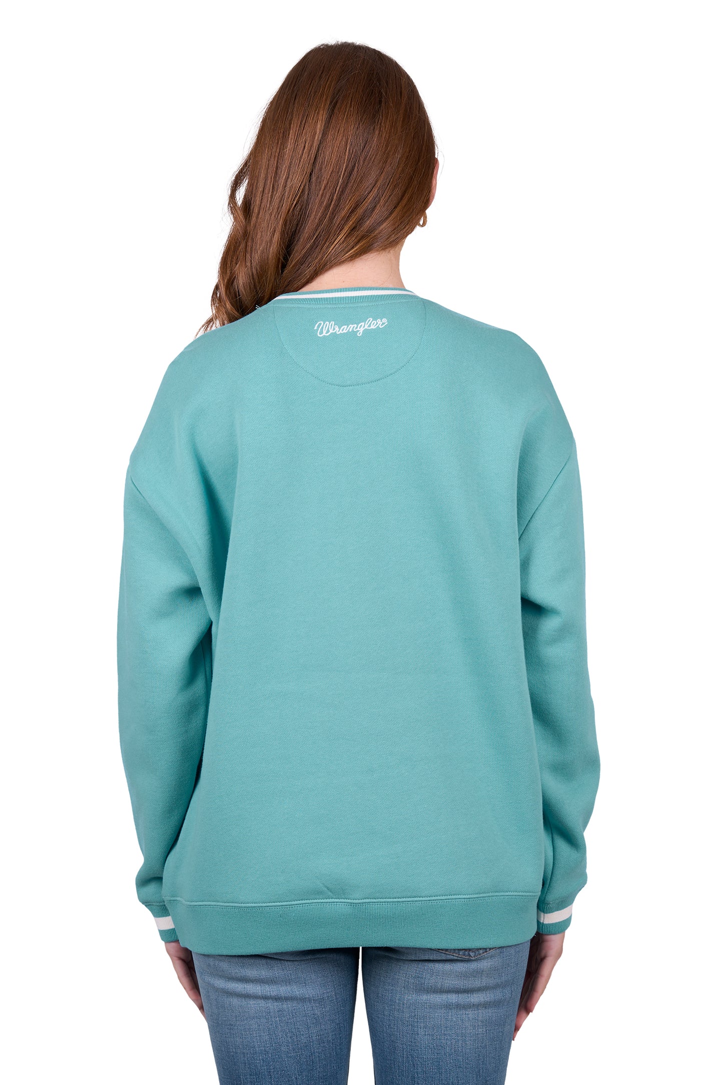 Wrangler Womens TABITHA CREW - TURQUOISE