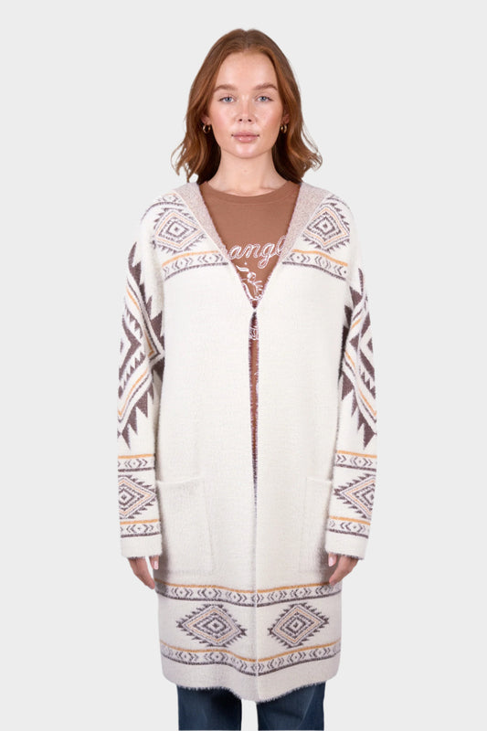 Wrangler WMNS ERICA CARDIGAN - CREAM