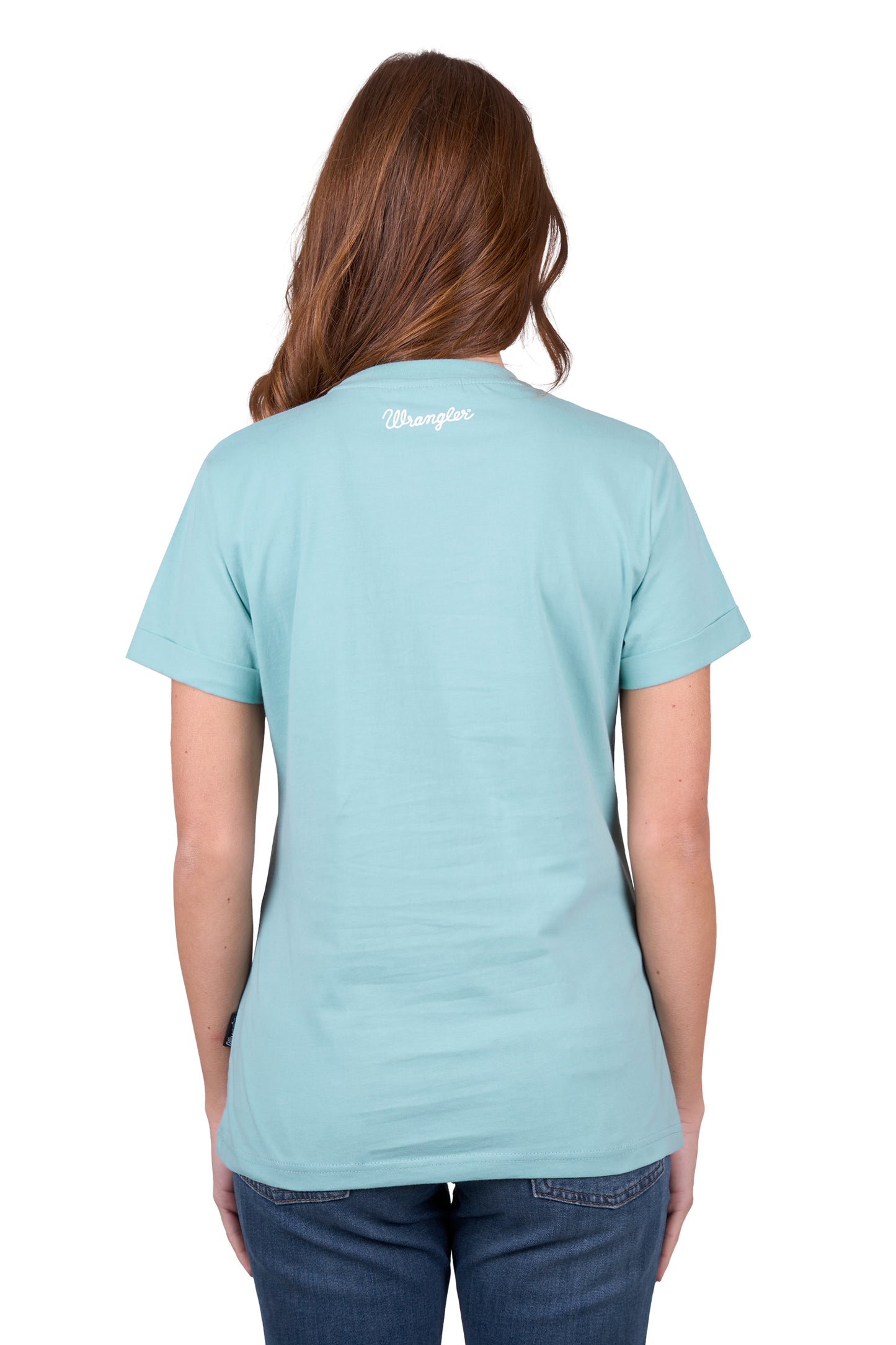 Wrangler Womens ATHENA SS TEE - LIGHT BLUE