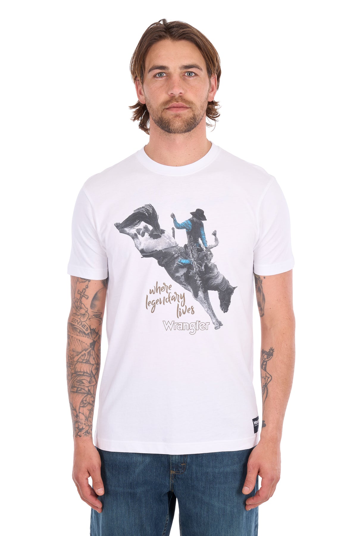 Wrangler Men's Michael Short Sleeve Tee - White