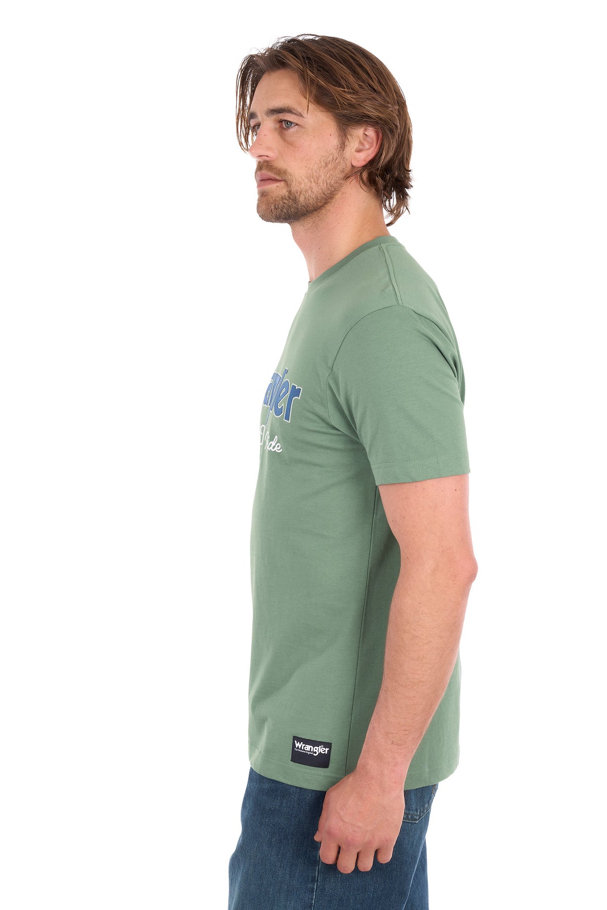 Wrangler Men’s Charlie Short Sleeve T-Shirt – Sage