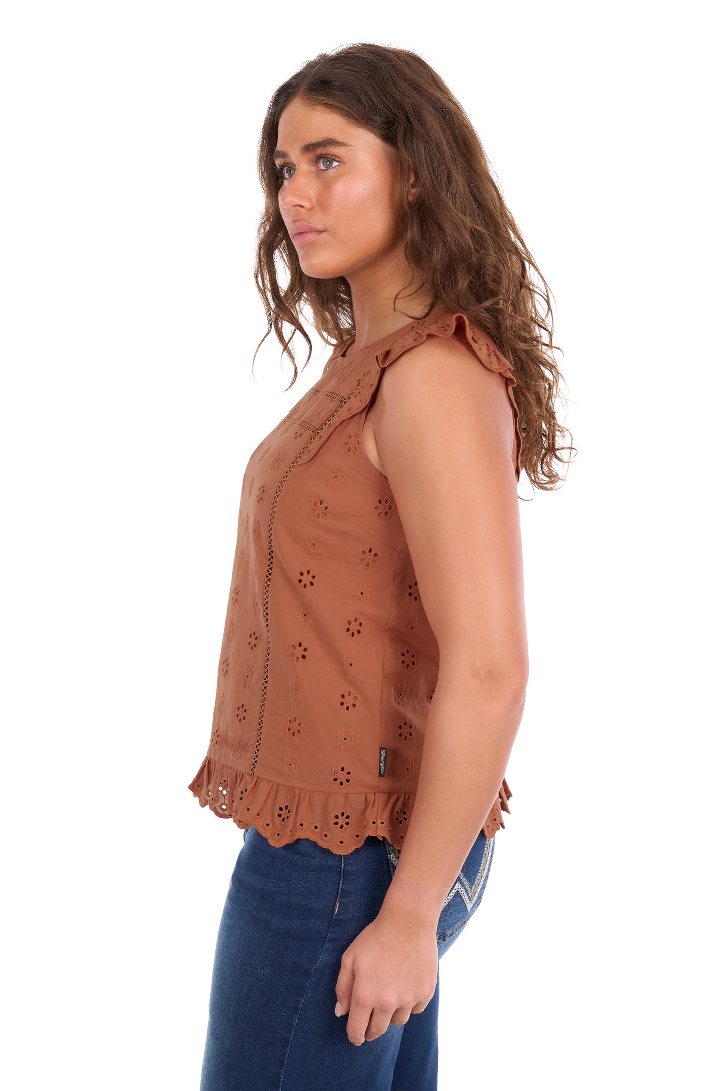 Wrangler Women's Grace Long Sleeve Blouse – Copper