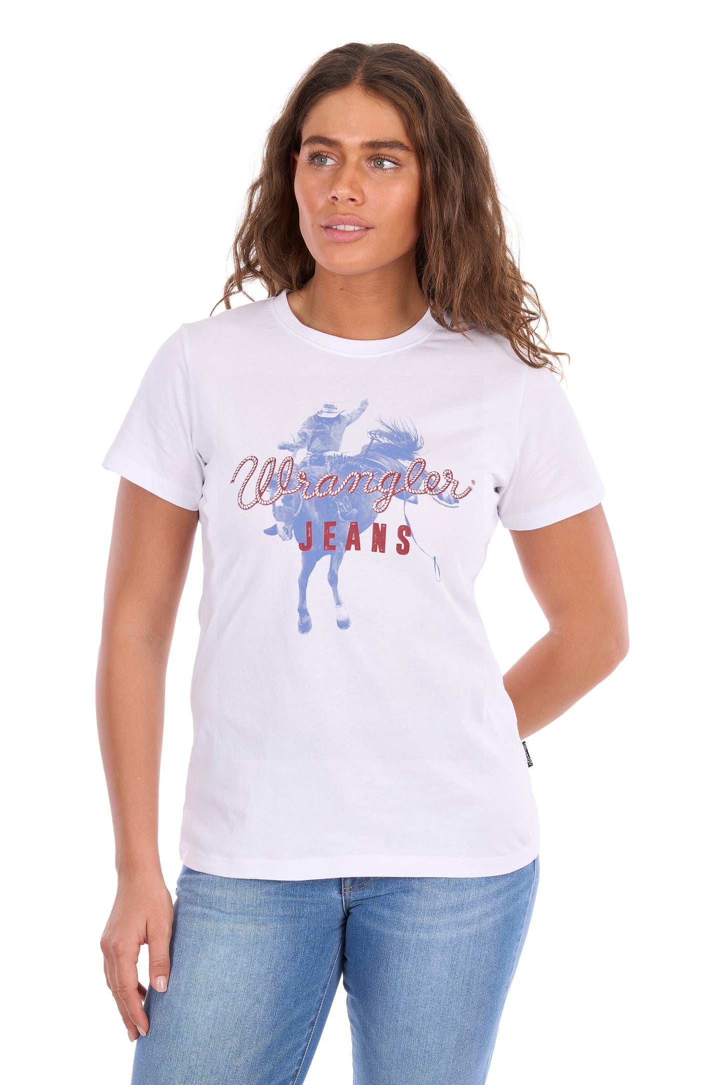 Wrangler Women's Gwen Short Sleeve Tee – White