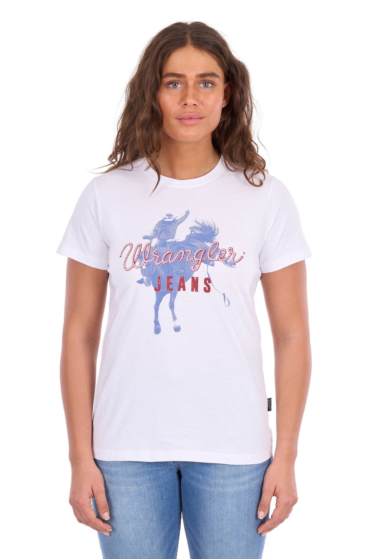 Wrangler Women's Gwen Short Sleeve Tee – White