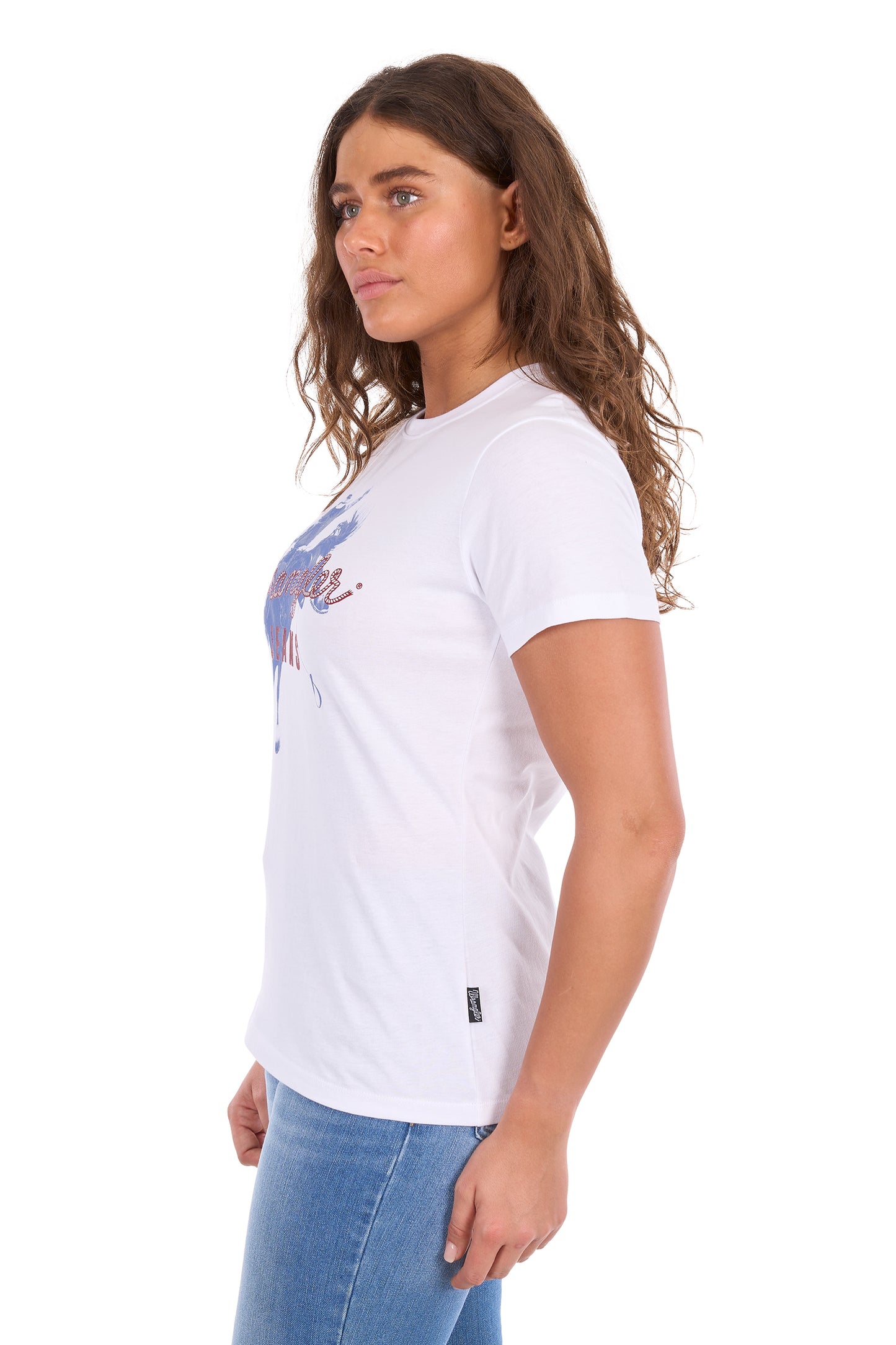 Wrangler Women's Gwen Short Sleeve Tee – White