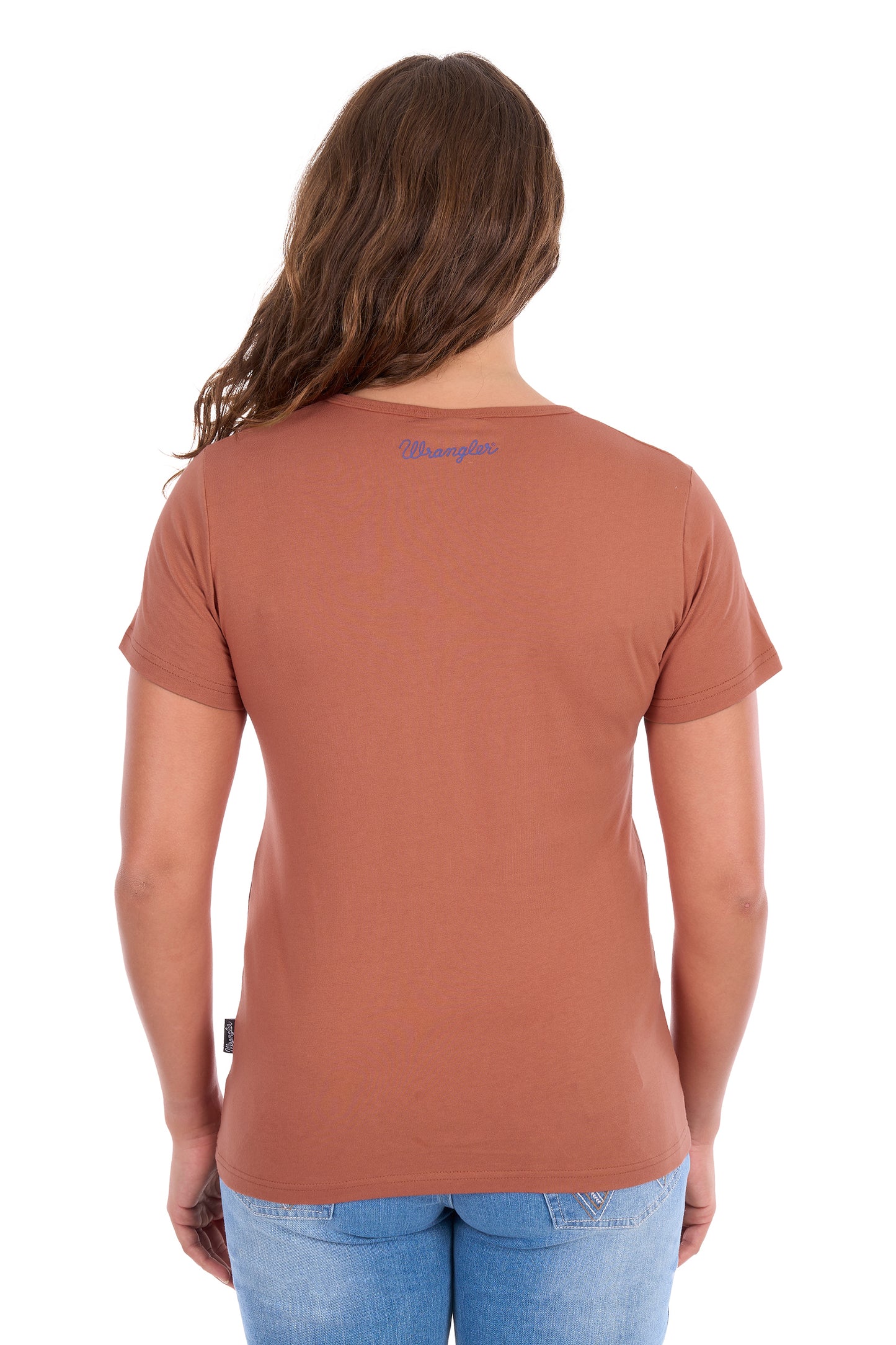 Wrangler Women's Adele Short Sleeve Tee – Copper