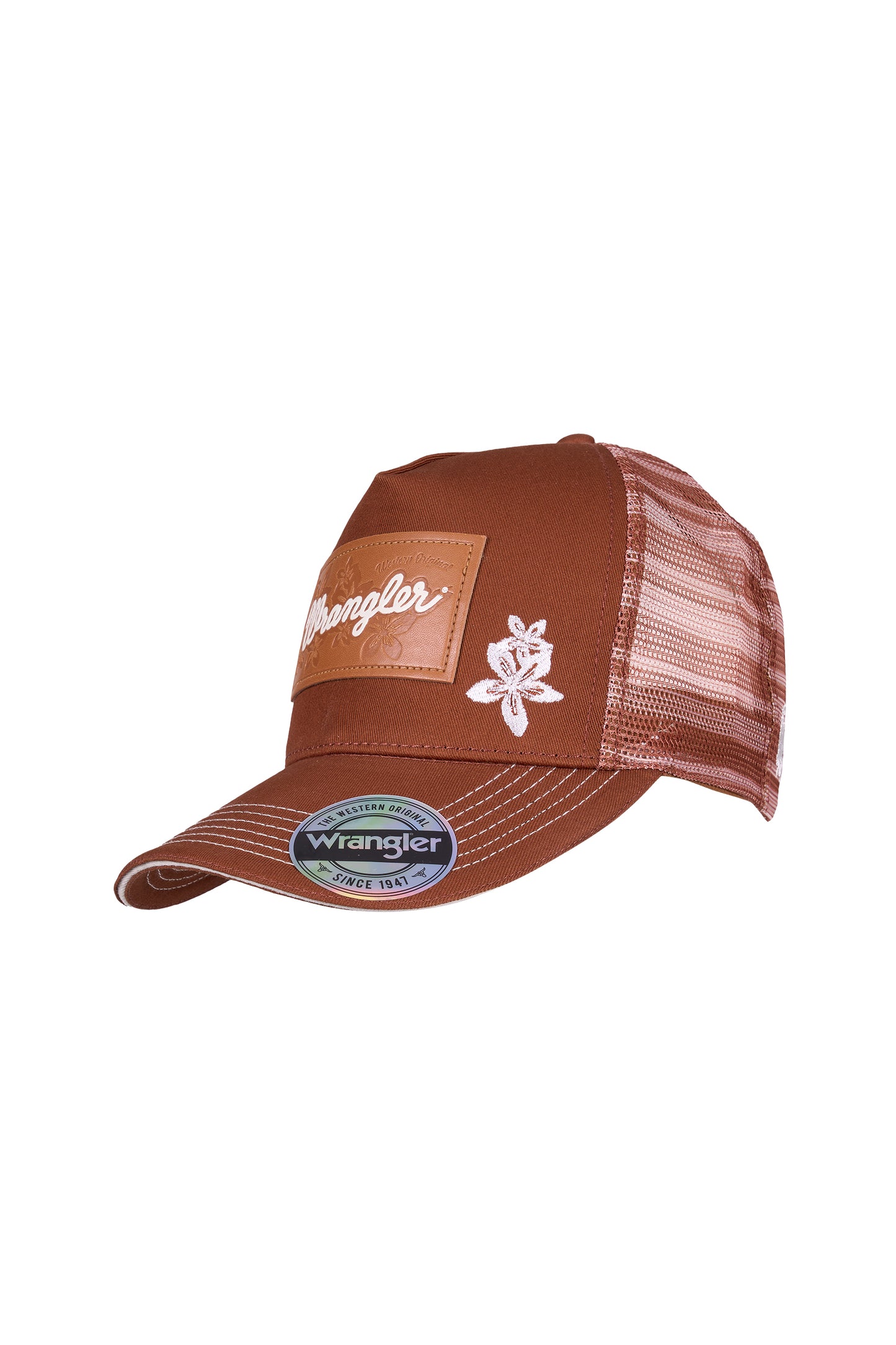 Wrangler Women’s Jenna HP Ponytail Trucker Cap