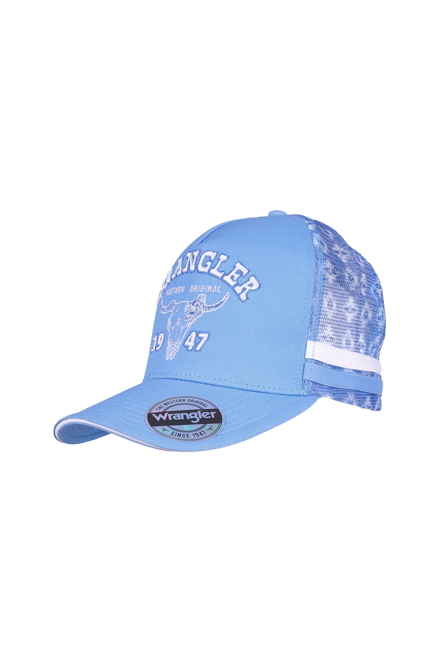 Wrangler Women’s Lilly HP Trucker Cap - Light Blue