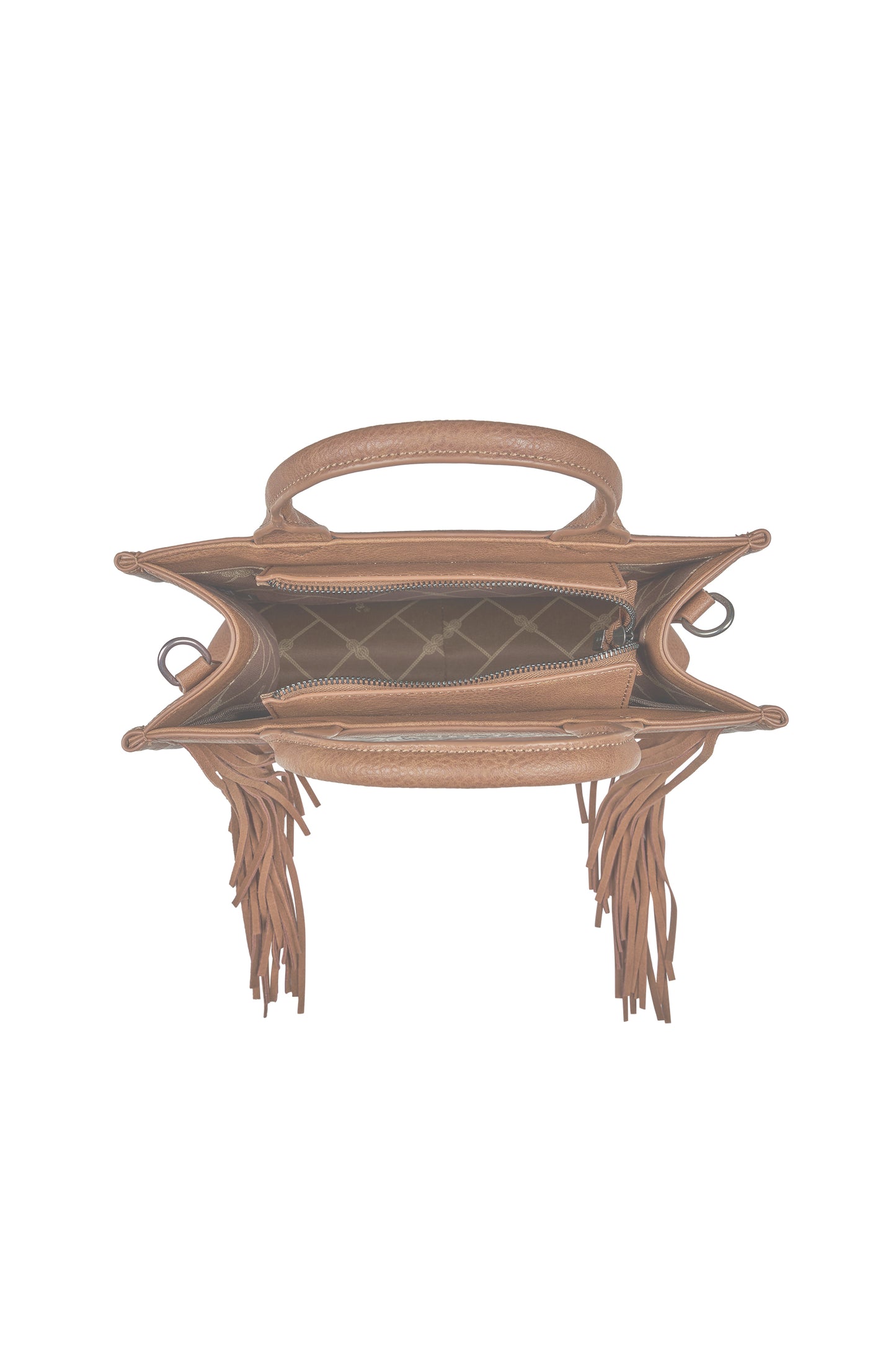 Wrangler Adelyn Tooled Leather Crossbody Bag – Brown