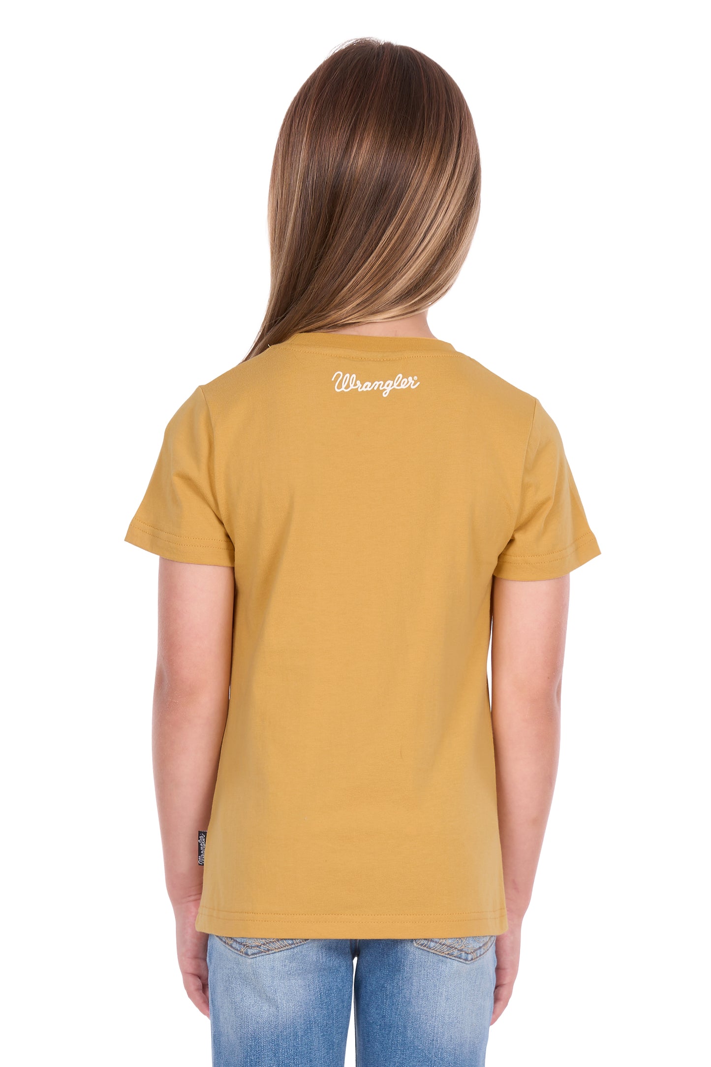 Wrangler Girls' Macie Short Sleeve Tee – Sunset