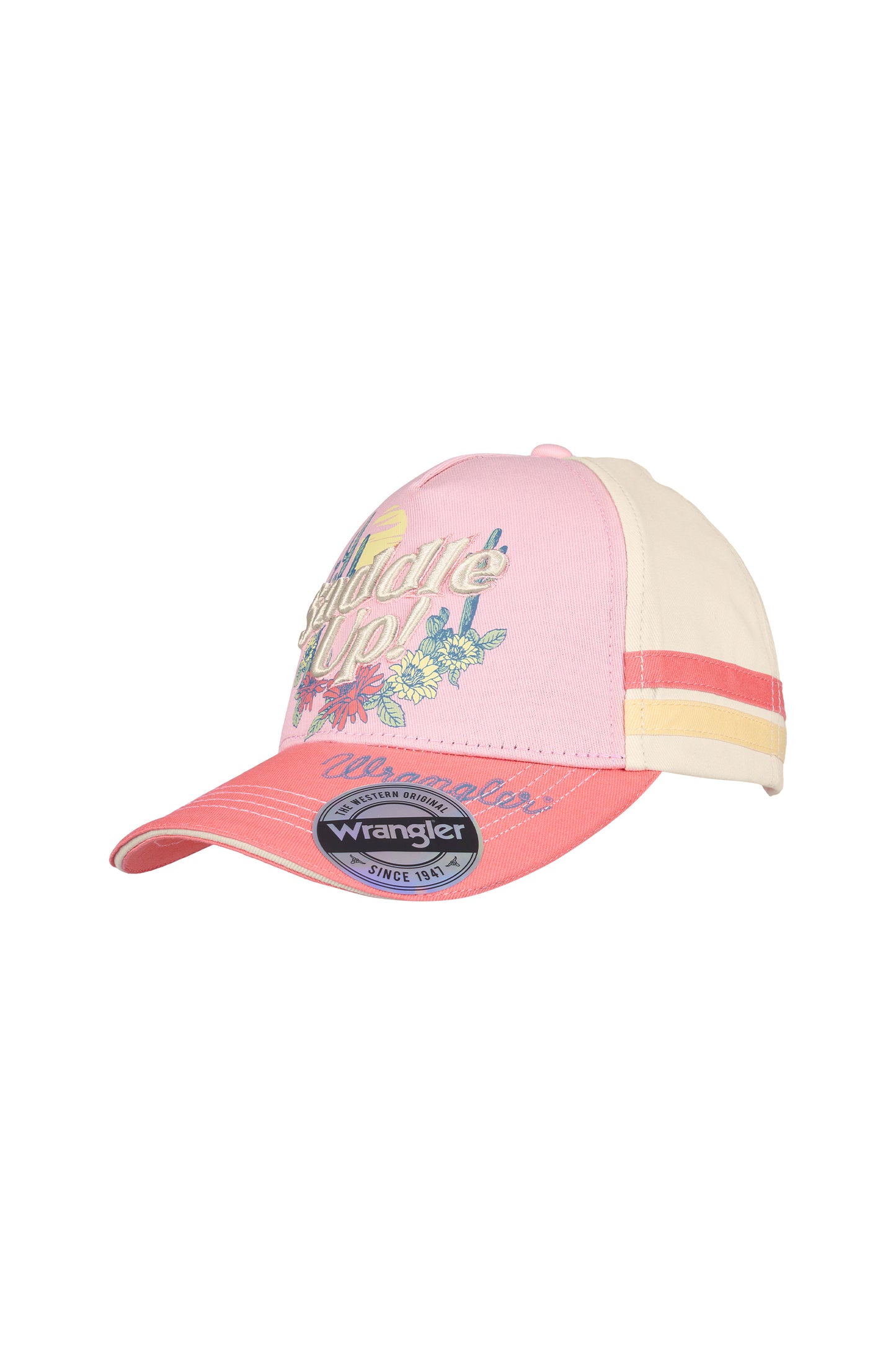 Wrangler Girls’ Imogen Full Back Cap - Pink