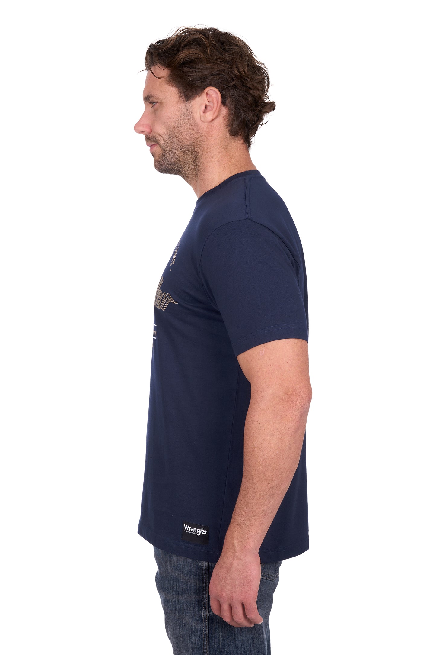 Wrangler Men's Joel Short Sleeve Tee - Navy