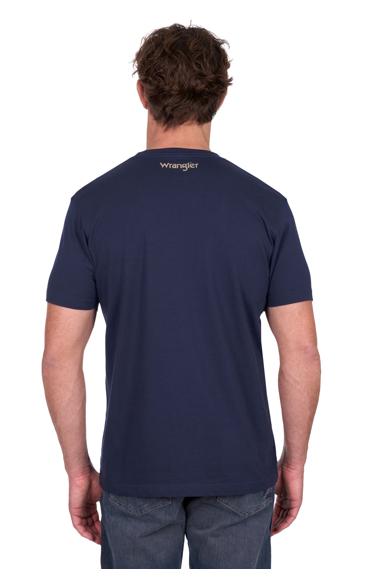 Wrangler Men's Joel Short Sleeve Tee - Navy