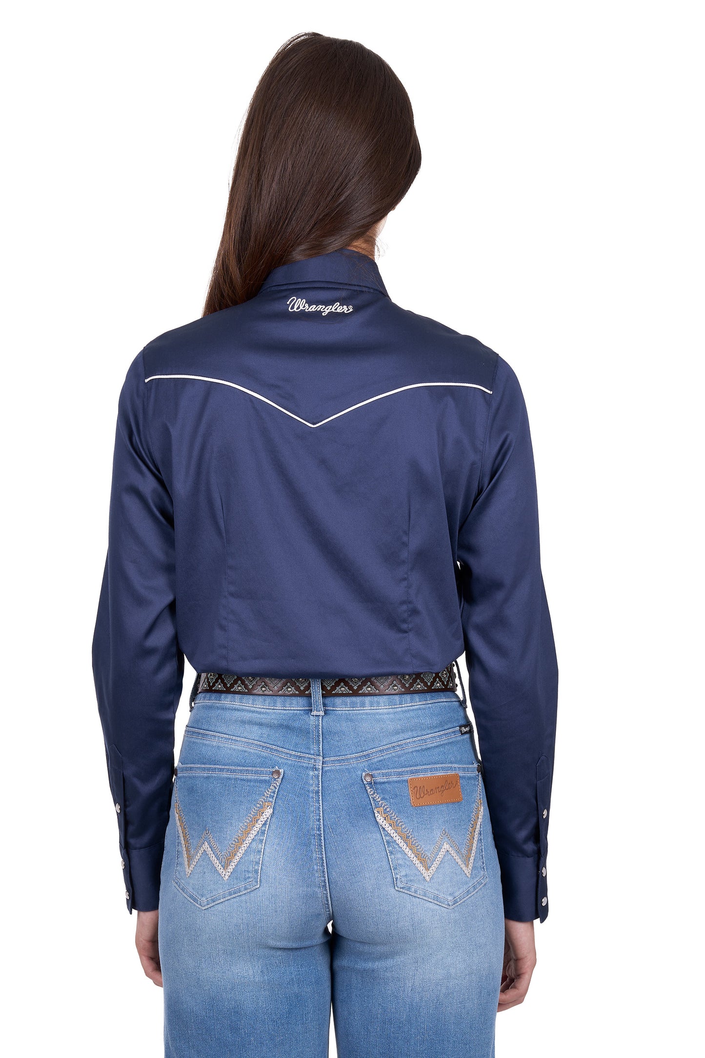 Wrangler Women's Bridget Western Long Sleeve Shirt