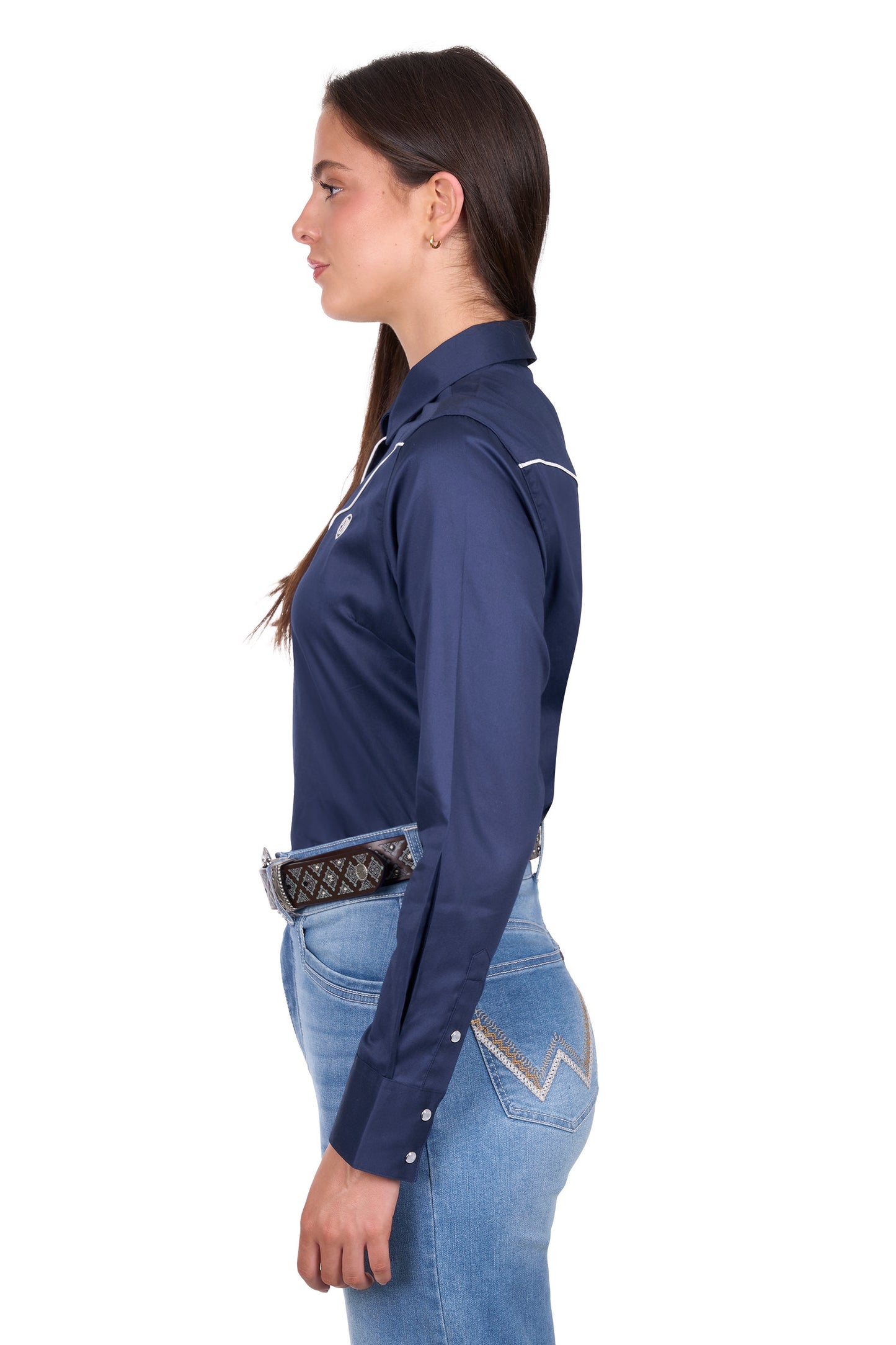 Wrangler Women's Bridget Western Long Sleeve Shirt