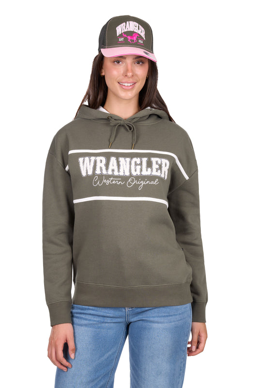 Wrangler Women's Hailey Hoodie - Olive