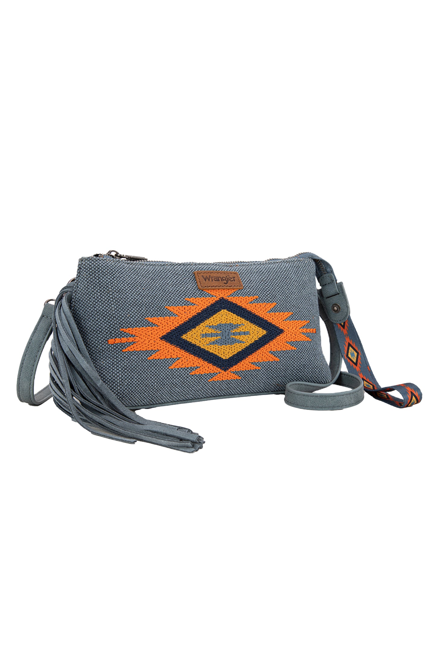Wrangler Embroidered Aztec Fringe Wrist