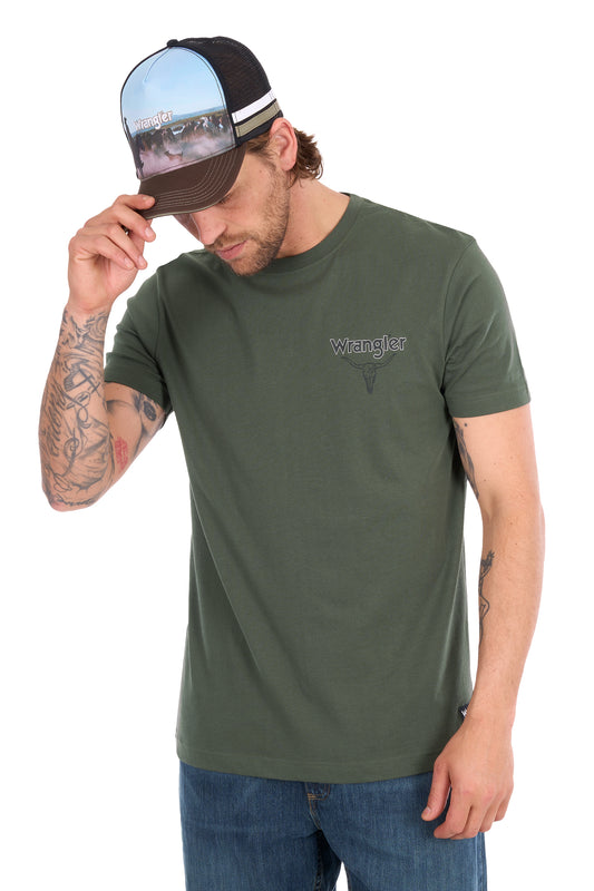 Wrangler Men's Jay Short Sleeve Tee - Cypress
