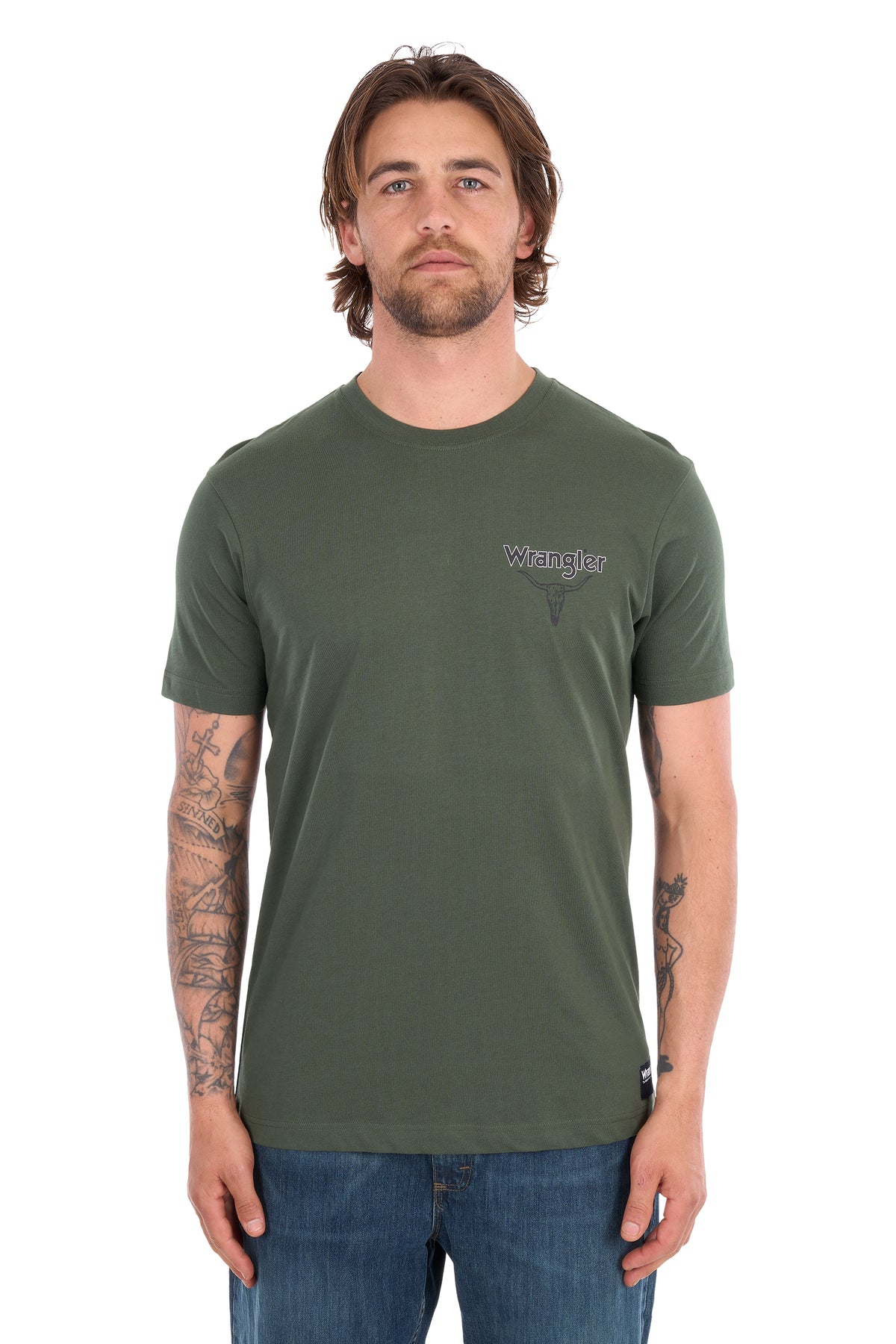 Wrangler Men's Jay Short Sleeve Tee - Cypress