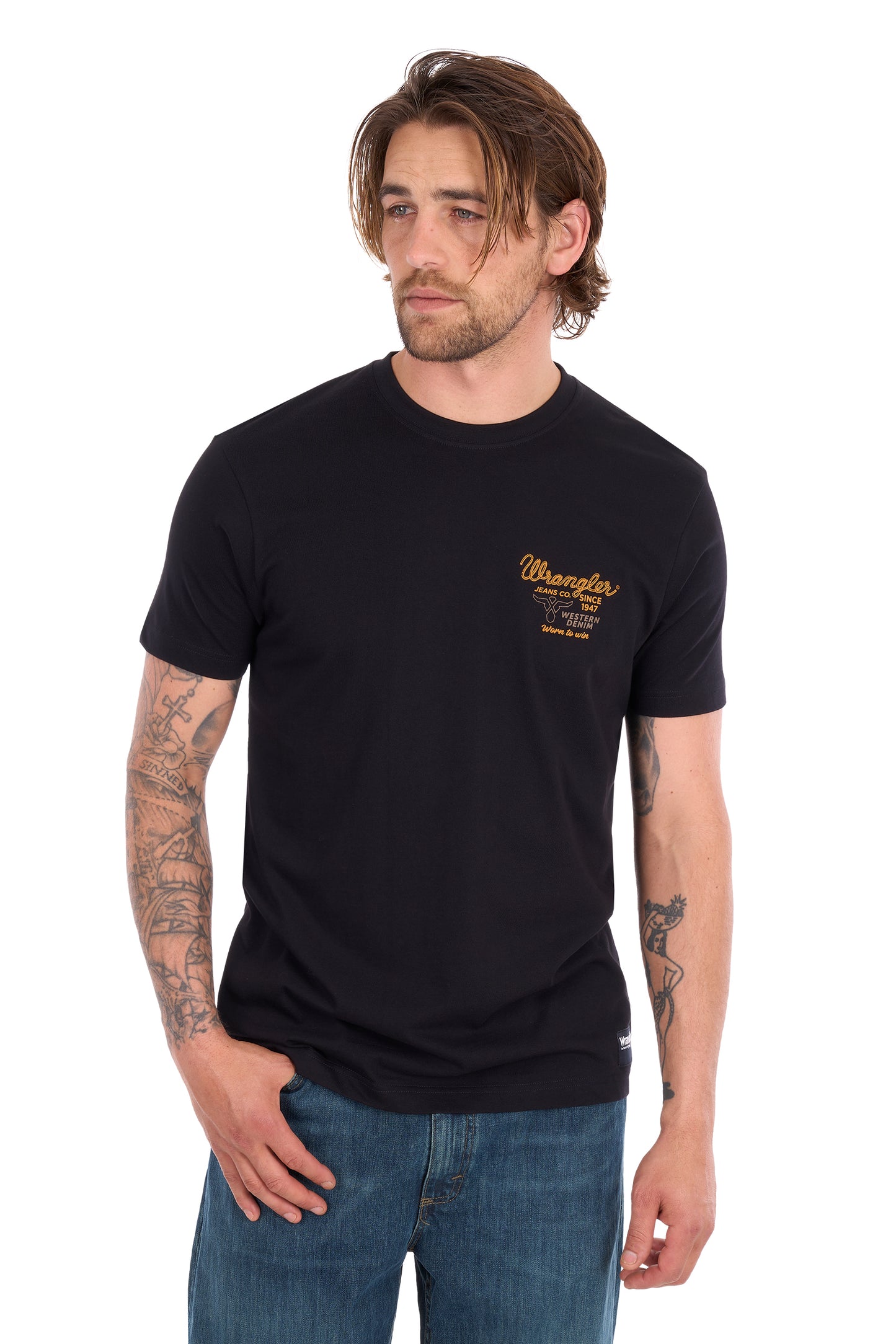 Wrangler Men's Robert Short Sleeve Tee - Black