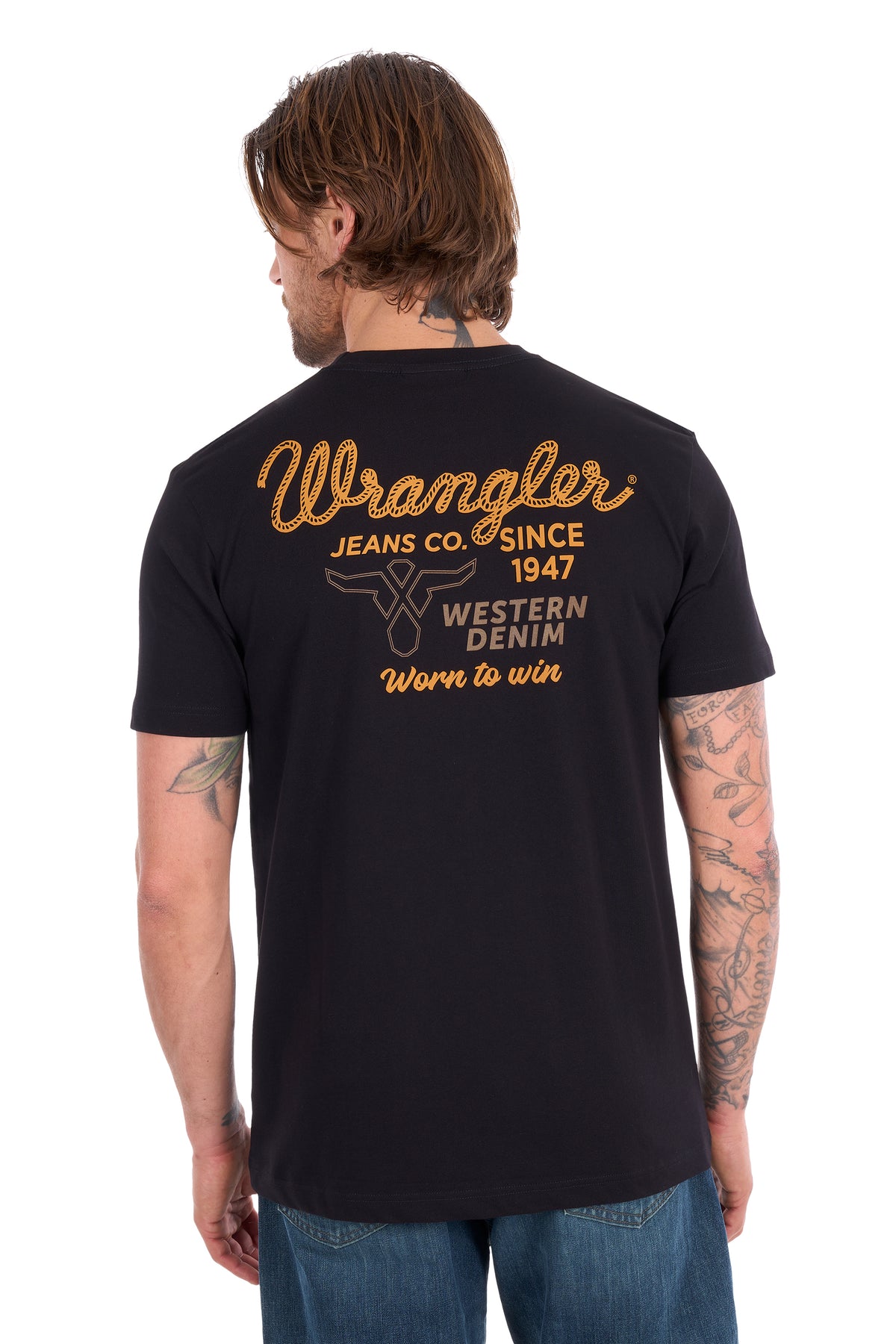 Wrangler Men's Robert Short Sleeve Tee - Black
