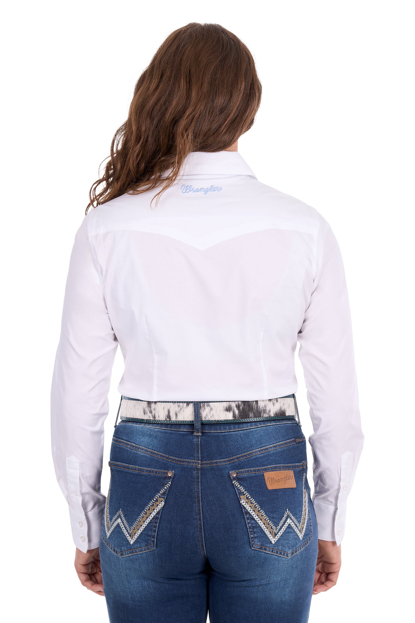 Wrangler Women's Hazel Logo Long Sleeve Shirt