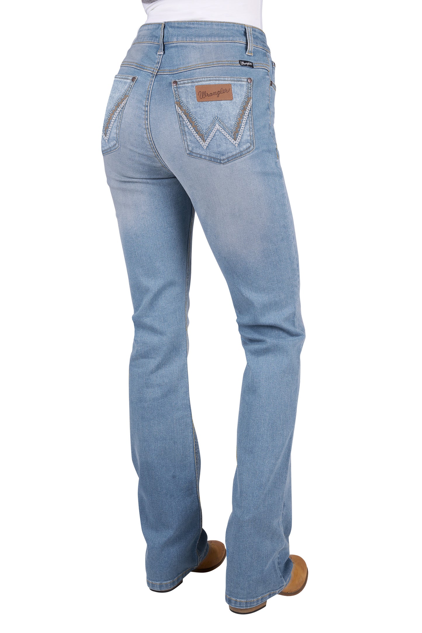 Wrangler Women's DILLEN HI RISE JEAN 34L - Sky
