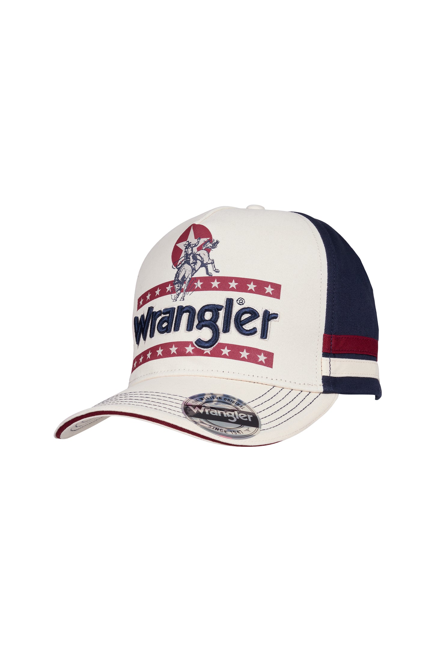 Wrangler Women’s Nora HP Full Back Cap - Cream/Navy