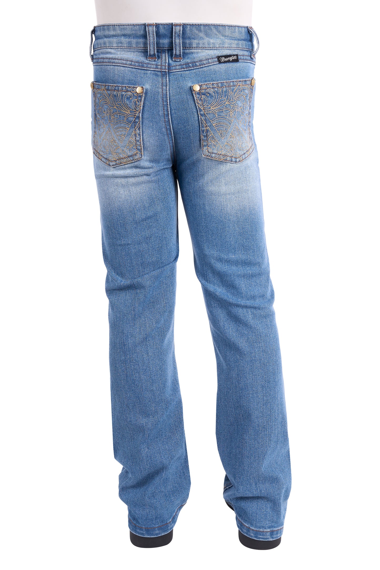 Wrangler Girls' Lucy Bootcut Jeans - Faded Blue