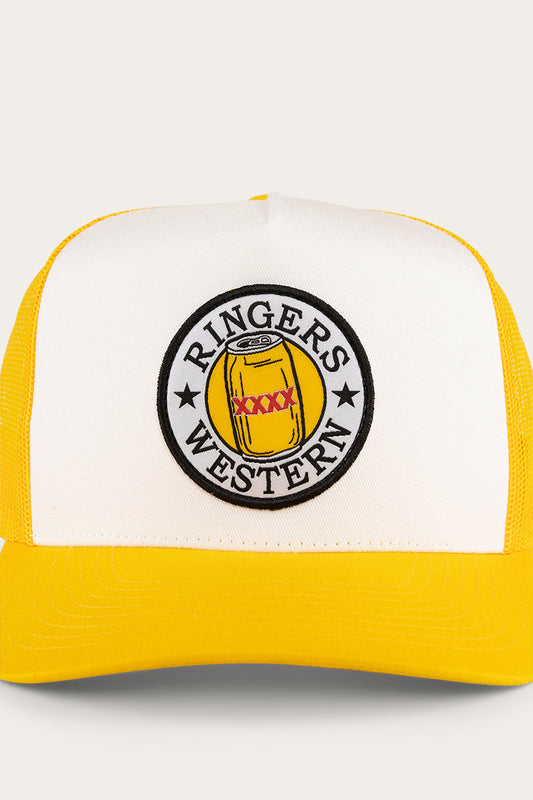 RINGERS WESTERN CAN TRUCKER CAP - YELLOW