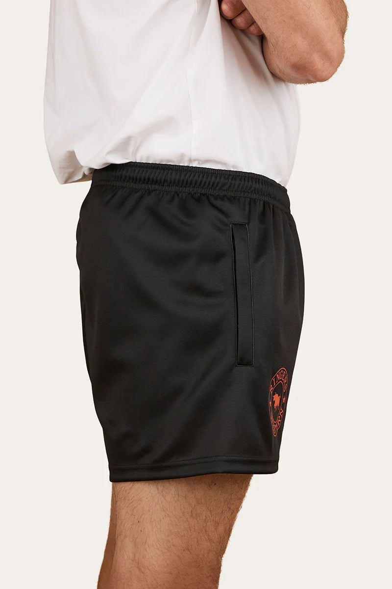 Ringers Western Men's Yarded Footy Short - Black