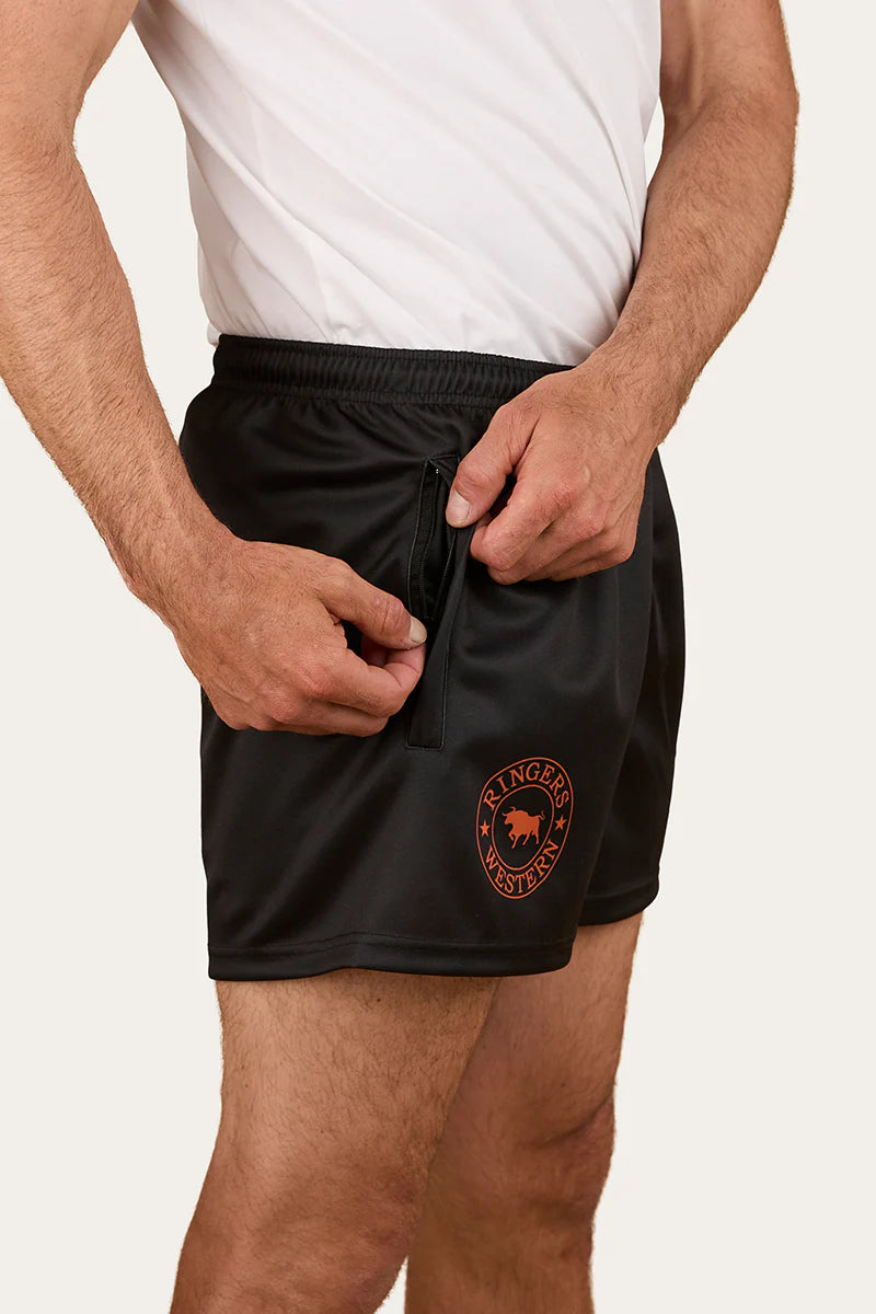 Ringers Western Men's Yarded Footy Short - Black