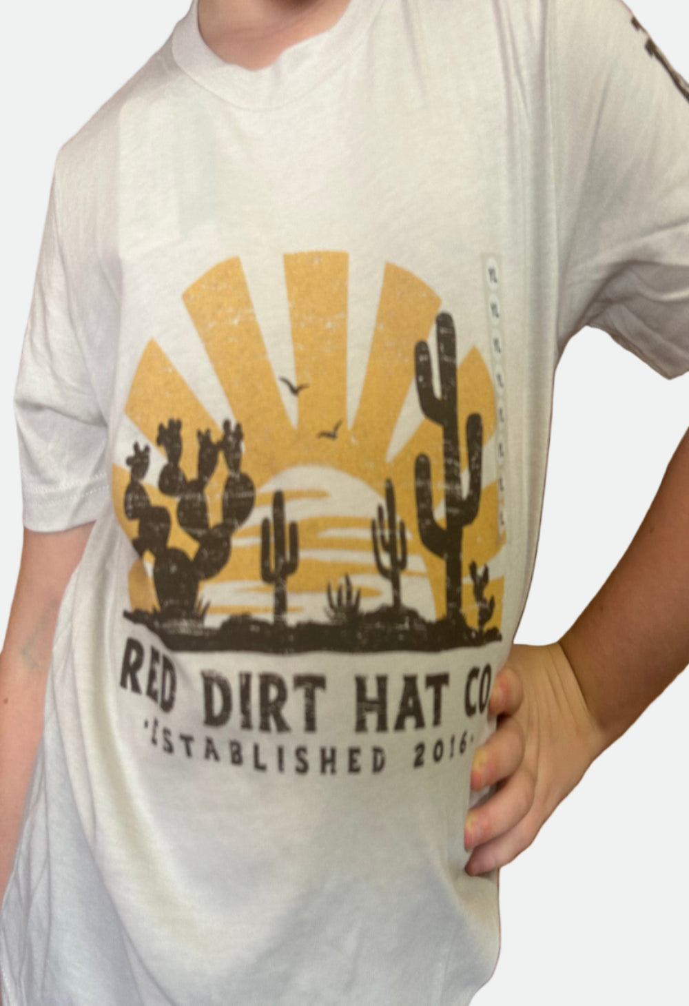 Red Dirt Hat Co. Youth "Daybreak" T-Shirt - Cream