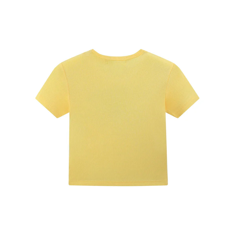 The Laundry Room Ys Bison - Baby Tee - Old Gold