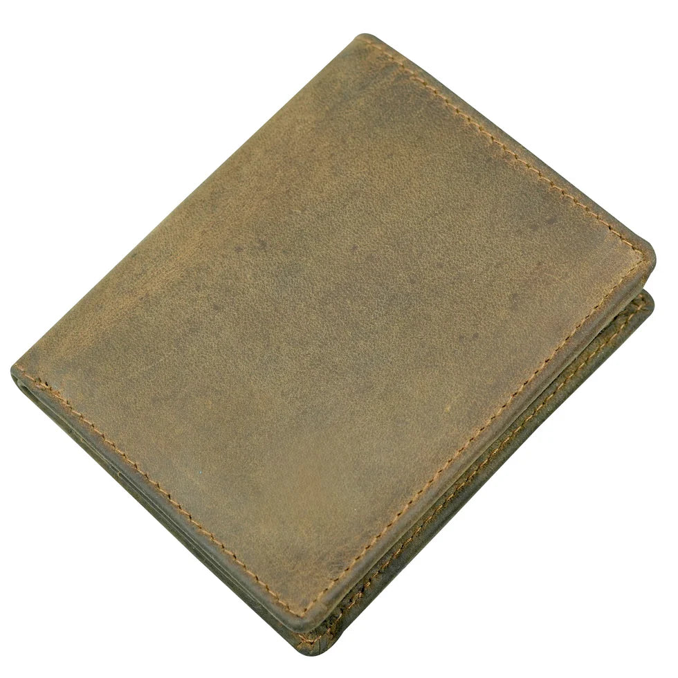 Cenzoni Leather Men's Wallet - Camel - ZGW8121CAM