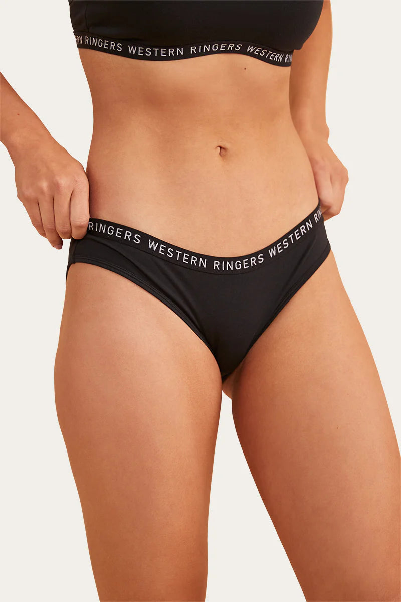 Ringers Western Zara Womens Hipster Brief - Black