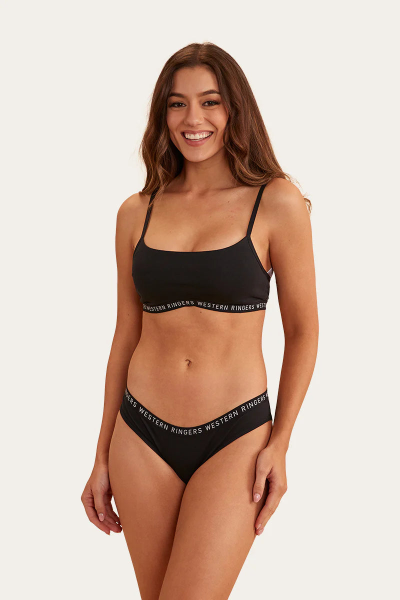 Ringers Western Zara Womens Hipster Brief - Black