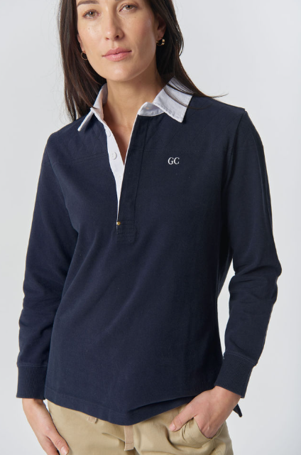 Goondiwindi Cotton The Traditional Cotton Rugby - Dark Navy