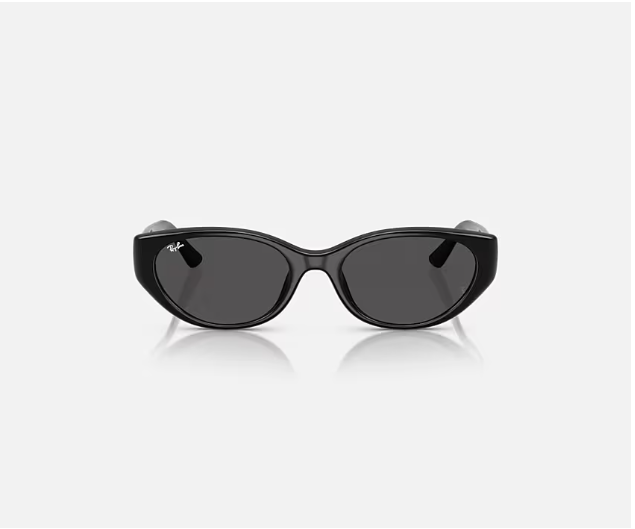 Ray-Ban Bio-Based Sunglasses Black W/Dark Grey