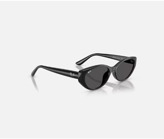 Ray-Ban Bio-Based Sunglasses Black W/Dark Grey