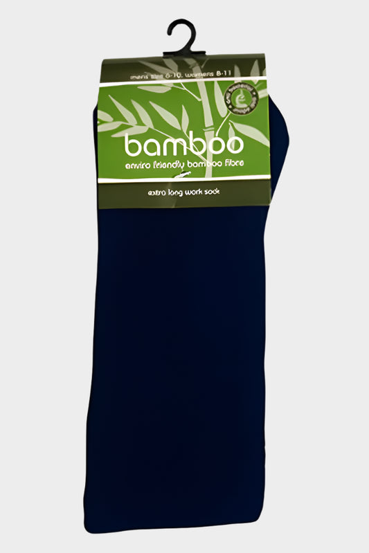 Bamboo Textiles X-Long Thick Sock (Navy)